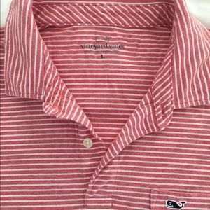 Men’s Vineyard Vines short sleeved cotton shirt